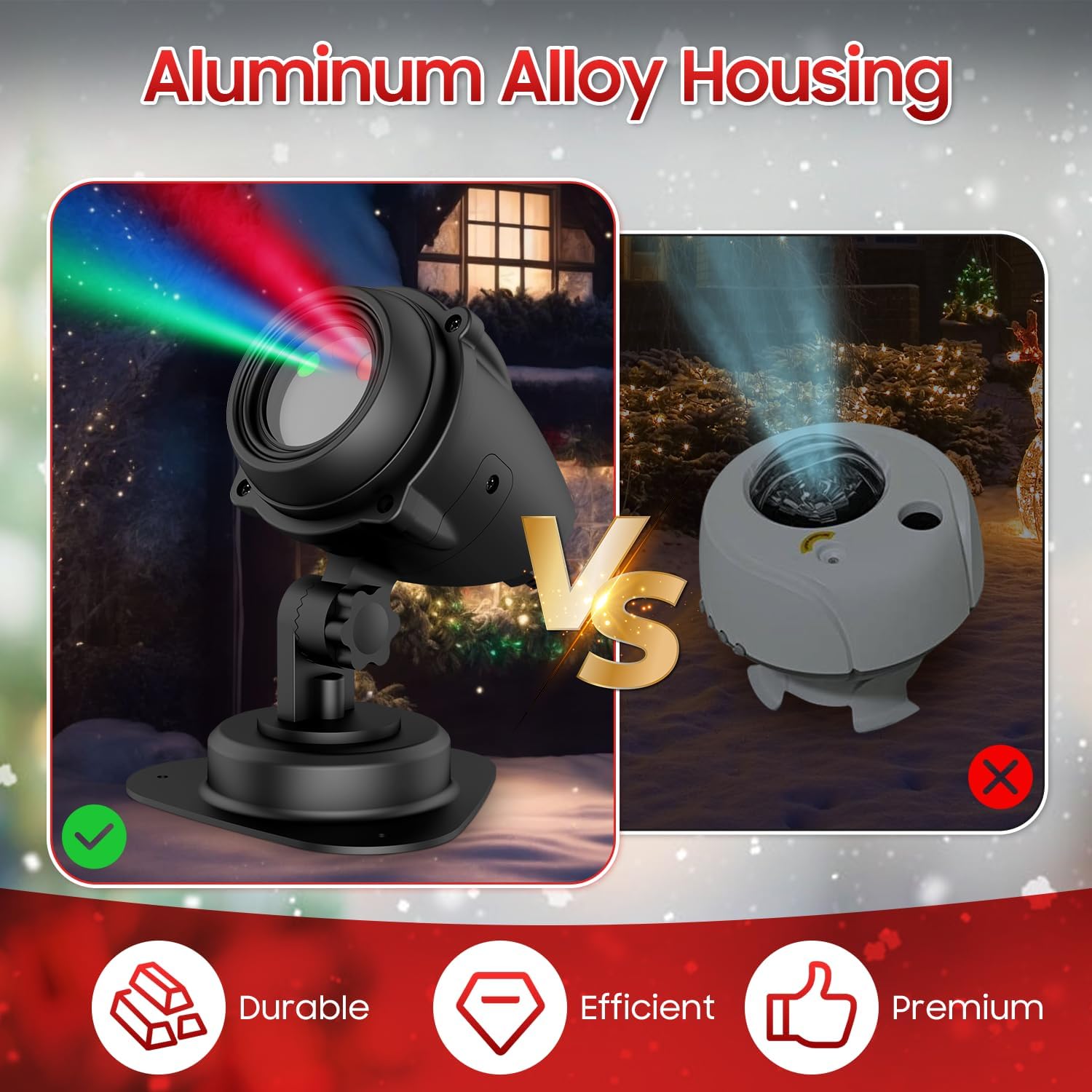 Outdoor Projector Lights, RGB Firefly Laser Lights Outdoor, IP65 Waterproof Garden Landscape Lighting for Yard House Patio Pool, Moving Galaxy Star Show for Summer Party Backyard Decorations