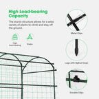 vivosun 7ft. arch trellis for climbing plants, 7, side view