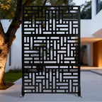 garvee metal privacy screen outdoor, 72"h×47"w balcony patio, main product view