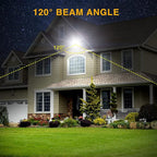 Onforu 120W LED Flood Light Outdoor, 12000LM Security Lights, IP66 Waterproof Outdoor LED Lights, 6500K Daylight White Floodlight for Garage Yard Garden Stadium Playground Arena(2 Pack)