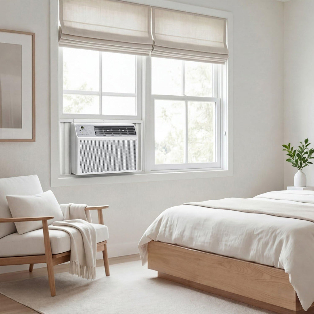 tcl 10,000 btu smart window air conditioner, fan, view 12