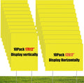 wesiti 20 pack blank yard signs with metal, main product view
