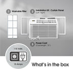 lg 6,000 btu window air conditioner, 115v, cools on a desk or shelf