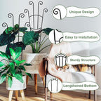 32.6in Monstera Plant Support Stakes for Indoor Plants, Metal Garden Plant Trellis for Climbing Plants, Pothos Vine Snake Climber Support，2p