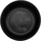 The HC Companies 8 Inch Round Plastic Succulent Capri Bowl 8"x8"x3" in Faux Concrete Color
