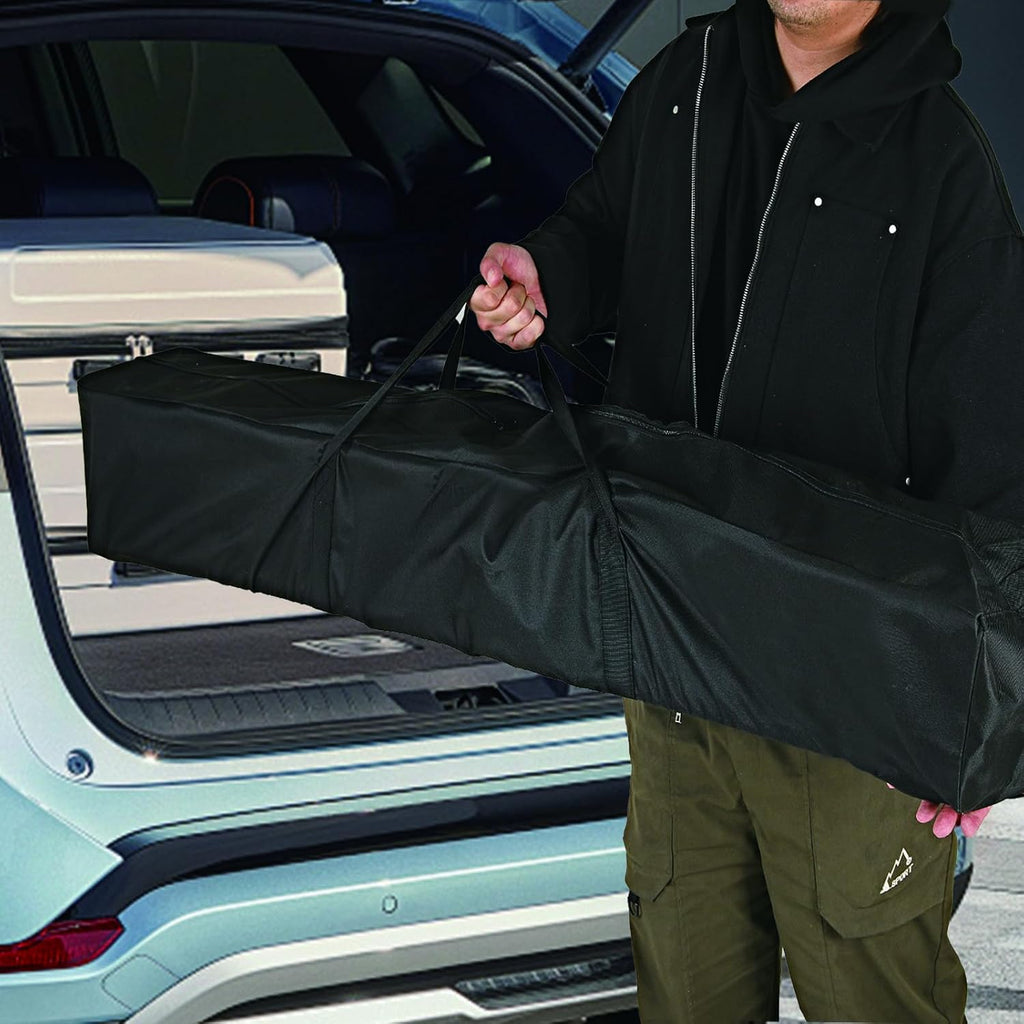Oversized Hammock Storage Bag Heavy Duty Hammock Cover - 62''L x 10''W - Portable Steel Hammock Stand Carrying Bag with Strap Carry Holder - Durable and Waterproof, Black