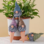 4 Pack Terracotta Watering Spikes, Vacation Self-Watering Planters Devices - Continuous Moisture with Slow Release Watering System - Perfect for Indoor Outdoor Plants (Gnome)