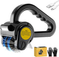 Electric Grill Brush for Outdoor Grill - 4400mAh Rechargeable BBQ Grill Cleaner with LED Light/Screen,150-Min Runtime Cordless Grill Cleaning Brush for Barbecue Grates, No Bristle Shedding