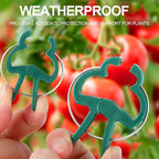 120 Pcs Plant Support Clips,Flower and Vine,Garden Tomato Plant Support Clips for Supporting Stems,Vines Grow Upright Climbing,Tool for Straightening,Tomato Cage,Trellis. 2 Sizes in one Pack