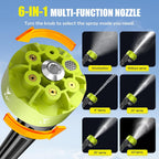 ykyi cordless pressure washer, 1200 psi portable handheld, close-up detail