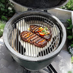 15 inch Heat Deflector, Plate Setter, Pizza Stone, Smoking Stone for Medium Big Green Egg Grill and 15" Diameter Cooking Grills, Kamado Grill, 15" Smoking Stone