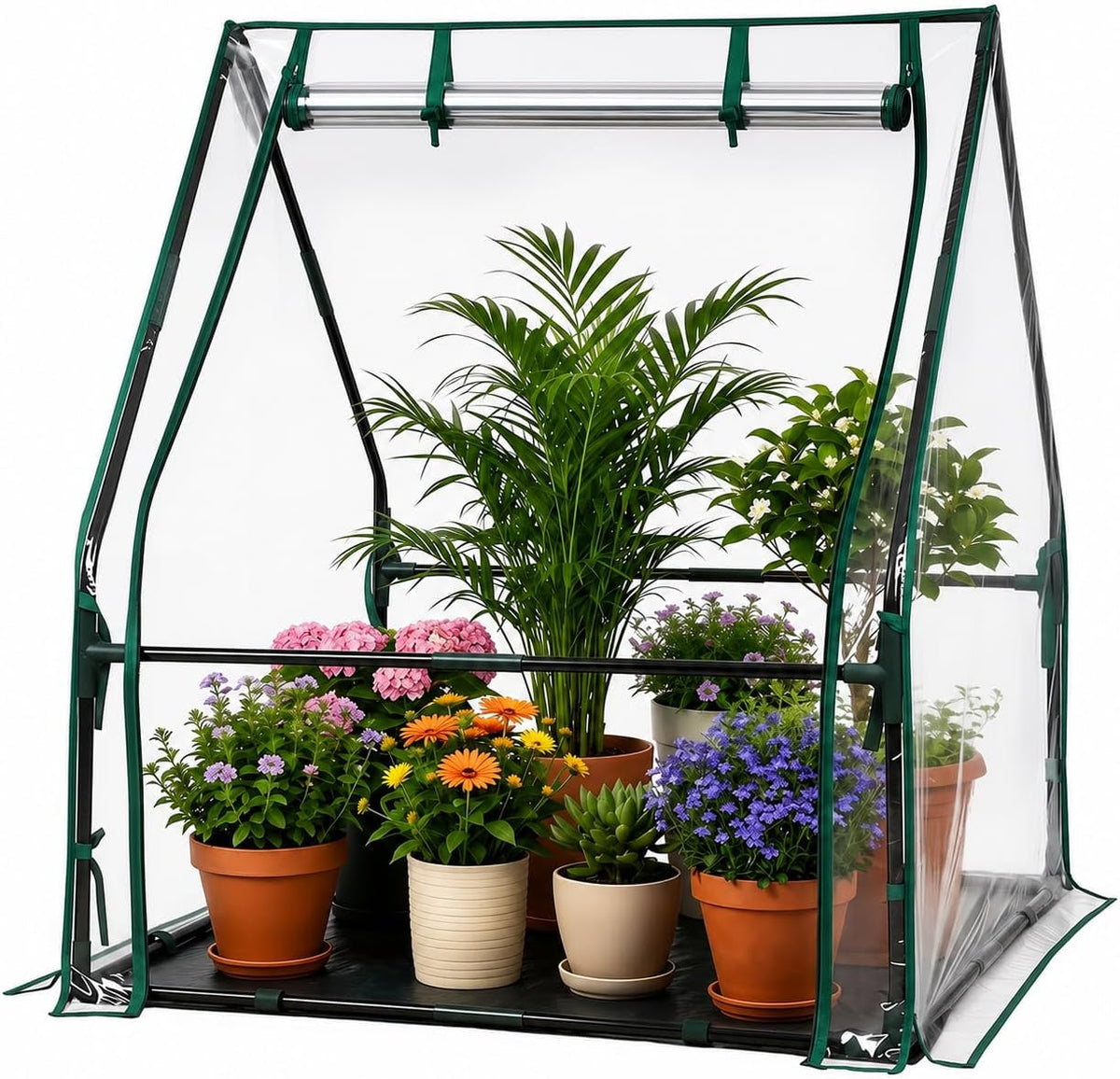 mini greenhouse with waterproof pad, 36" x 36", main product view