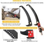 27 Feet Tree Pole Pruner Manual Branches Trimmer Tree Branch Garden Tools Loppers Hand Pole Saws Extendable Height