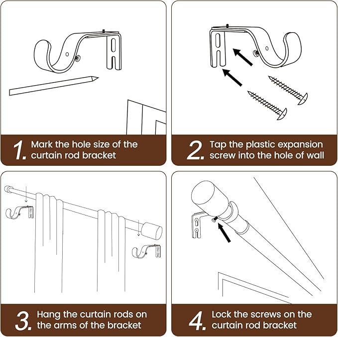 1” Diameter Silver Curtain Rod Itself is 30-60 inch 2 Pack, Fit 30 to 56 Windows with Heavy Duty Adjustable Telescopic Rod，Splicing Metal Extra Long Curtain Rod for Windows Sliding Glass Door