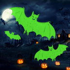 12 in 1 Halloween Projector Lights Outdoor, 3D Dynamic Ghost/Skeleton/Bat/Scarecrow/Pumpkin/Witch Cauldron HD Patterns Halloween Decor,Night Lights for Party Home Window Wall Holiday Decor
