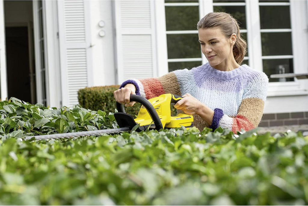 Kärcher 18 V Hedge Trimmer HGE 18-45, Cutting Length: 45 cm, ‎Diamond Cutting Blade, Weight: 2.68 kg, Cordless, Power: max. 250-500 m, Compatible with 18 V Battery, Battery not Included