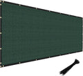 Windscreen4less Privacy Fence Screen Heavy Duty Windscreen Fencing Mesh Fabric Shade Net Cover with Brass Grommtes for Outdoor Wall Garden Yard Pool Deck, 6'x232' Green