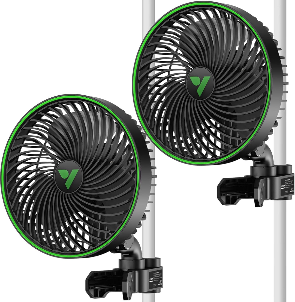 vivosun aerowave e6 gen2 grow tent oscillating clip, main product view