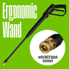 westinghouse epx3050 electric pressure washer, 2100 max psi, front angle view