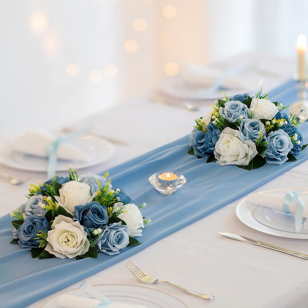 blosmon flower ball centerpieces for table 10 pcs shown in use