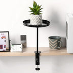 1 Pcs Window Sill Plant Shelf 7.9''D x 14.2''H Adjustable Window Shelf Windowsill Clamp Tray for Indoor Plants Metal Windowsill Extension Tray Planter Floating Shelves for Indoor Outdoor