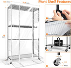 bstrip 3-tier indoor greenhouse with grow light, 35.4x13.8x59in, view 9