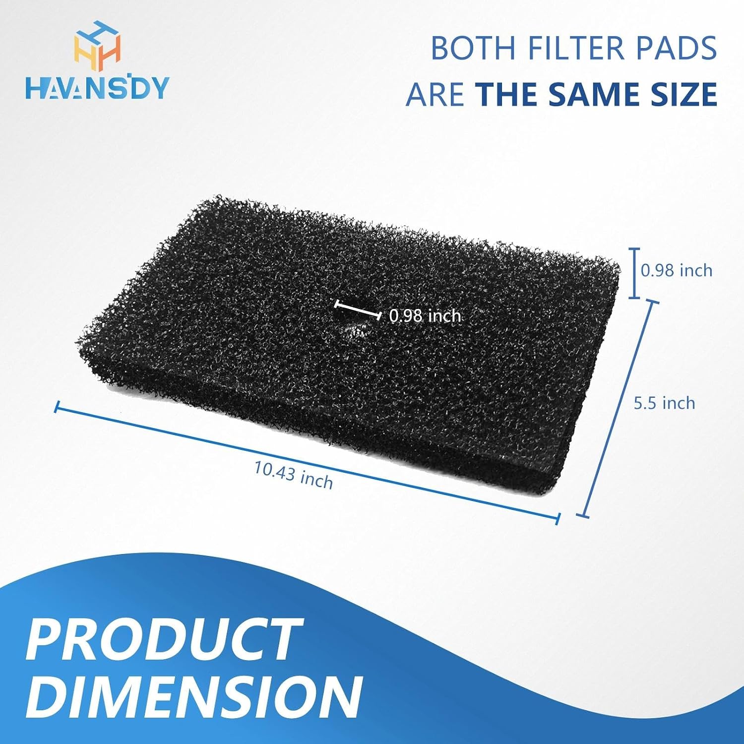 4 Sets Replacement Pond Filter Pads for Outdoor Ponds - Coarse and Fine Pond Filter Media for Pond 871980305528 Compatible with 52231 and 52229 Filter Box, Sponge Filters Replacement for Fish Ponds