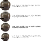 Ceramic Water Fountain Spout U-Shaped, Spitters for Small Ponds | Fish Tank Water Circulation for Patio Pond Pool, Decoration Landscaping Fountain Ornaments(23*20*19cm/9.1*7.9*7.5in)