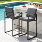 outdoor bar stools set of 2, 27" metal, main product view
