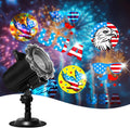 Halloween Christmas Projector Lights Outdoor, Holiday Decorations | Waterproof for 4th Jul, Valentine’s Day ,St. Patrick's Day ,Ramadan,decor for Garden, Home, Yard(11 Cards)