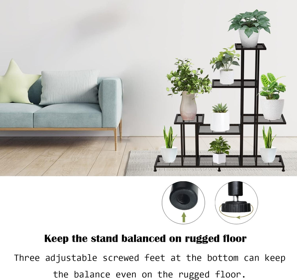 twhep heavy duty metal plant stand, 5 tiers, view 9