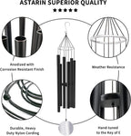 astarin wind chimes outdoor large deep tone shown in use