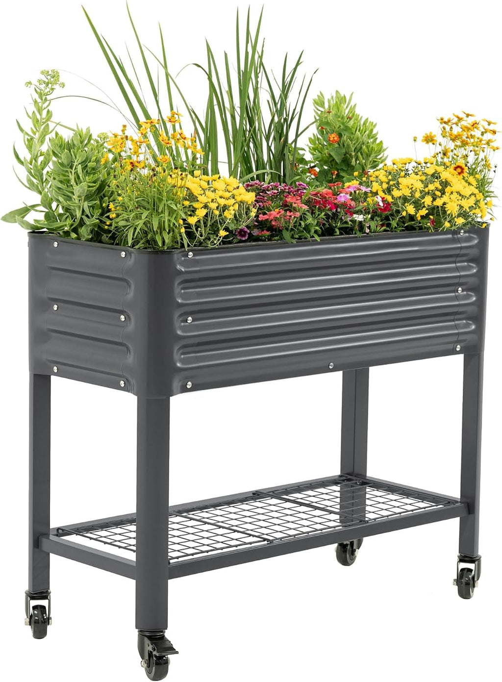 vego garden rolling elevated raised garden bed, 1.5', main product view