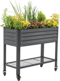 vego garden rolling elevated raised garden bed, 1.5', main product view