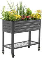 vego garden rolling elevated raised garden bed, 1.5', main product view