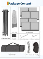 Canopy Tent 13x13 ft, Pop Up Gazebo One-Push Setup with 4 SandBags for Backyard Parties and BBQs, Mosquito Netting & Height Adjustable - Olive Green