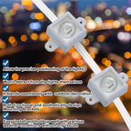 72 Set Mount for Govee Outdoor Lights H705 LED Light Mounting Bracket Clip with 144 Screws Waterproof Mounting Clips Compatible with Govee (Model H705),Fit for 100Ft Light,White