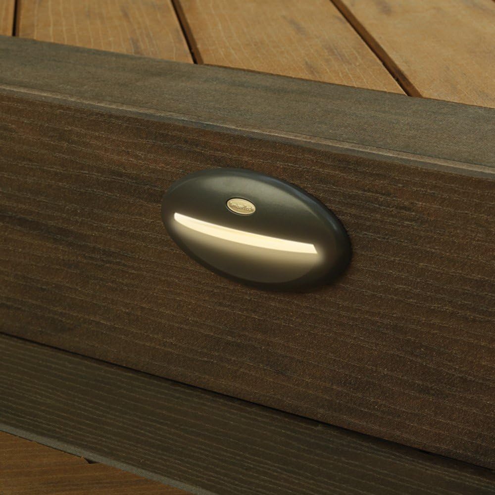timbertech decklites led stair riser light - bronze, main product view