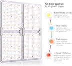 SF4000 LED Grow Light, Indoor Grow Lamp for Plants, Veg to Flower Bloom, Dimmable & Daisy Chain, 4x4 5x5 Grow Tent, Full Spectrum LM301B Diodes and Meanwell Driver
