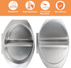 Small Water Bowl for Masterbuilt 30" Electric Smoker, Replace 9007170040 | for 30-inch Digital Electric Vertical Smoker, 14.5"x9.75" Water Bowl Parts, Regulates Temp & Retains Moisture