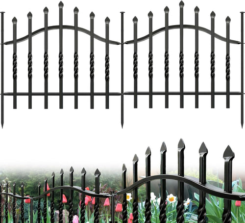10 panels decorative garden fence, 24 in(h) x, main product view