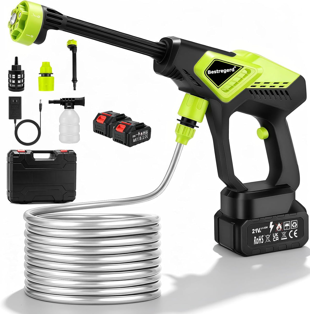 cordless portable washer battery operated, 800 psi portable, main product view