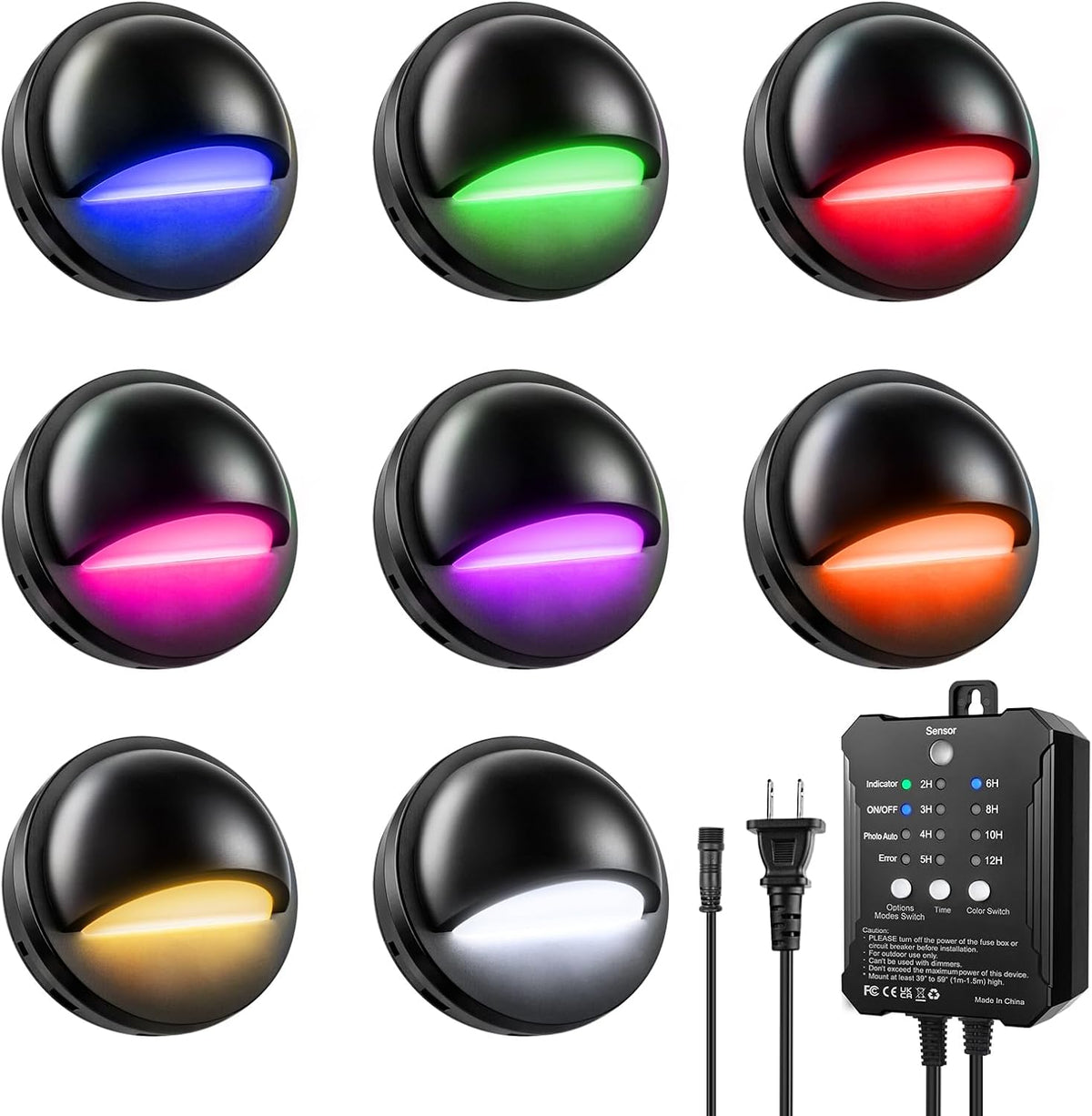 rgb low voltage led deck lights kit with, main product view