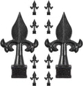 metal fleur de lis fence topper fits 3/4", main product view