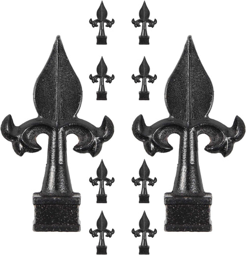 metal fleur de lis fence topper fits 3/4", main product view