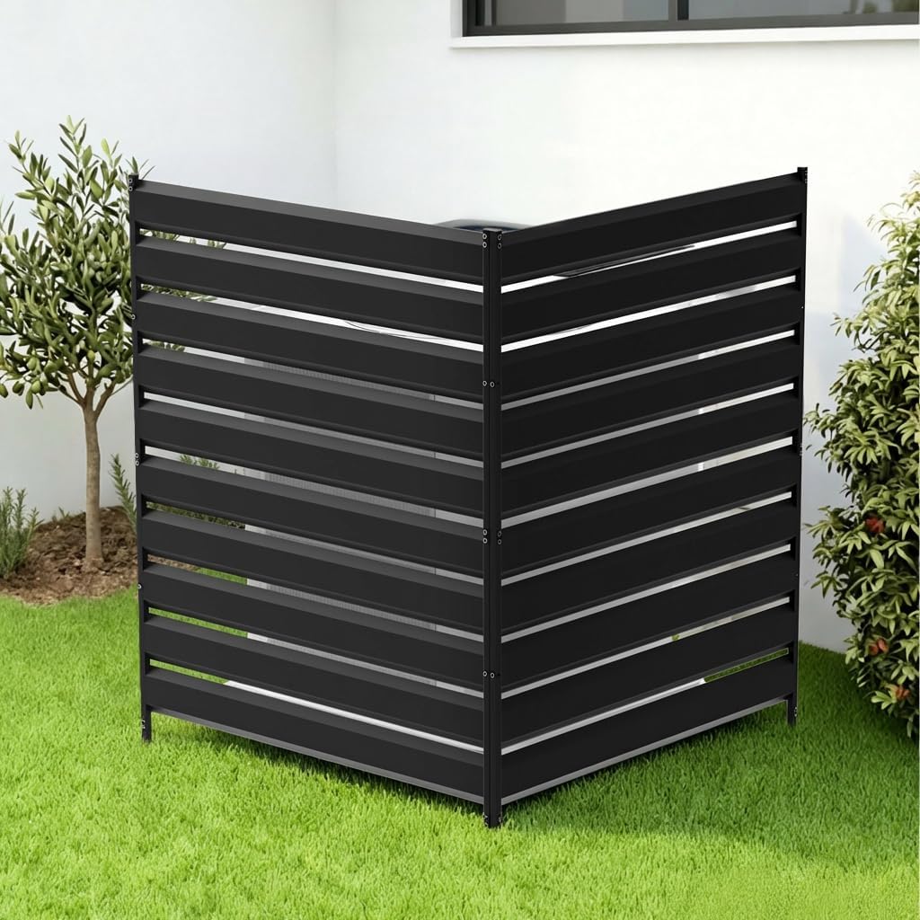 air conditioner fence screen trash can privacy fence, main product view