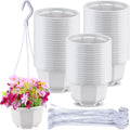 roshtia 50 pack 5.1 inch plastic hanging plant, main product view