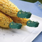 Outset Corn Holders, Crocodile Style Set of 4 Pairs, Croc Corn Handles | Keep Your Hands Clean While Eating | Fun Alligator Corn Skewers | Long Lasting Corn On The Cob Holders | Crocodile Décor