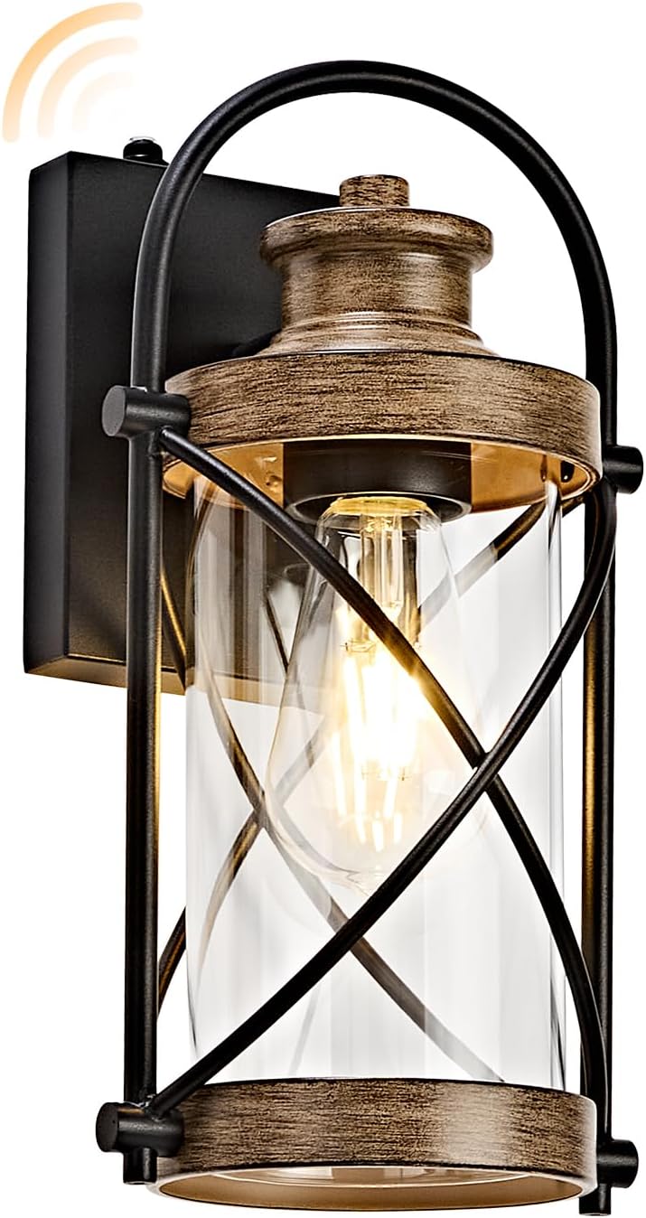 okeli dusk to dawn outdoor wall lights fixtures, main product view