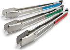Broil King 64312 Stainless Steel Color-Coded Baron Grill Tong Set, Red, Blue, Green